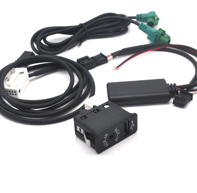 Bluetooth mp3 aux usb input adaptor charge cable module for Mini R55 R56 R57 R58