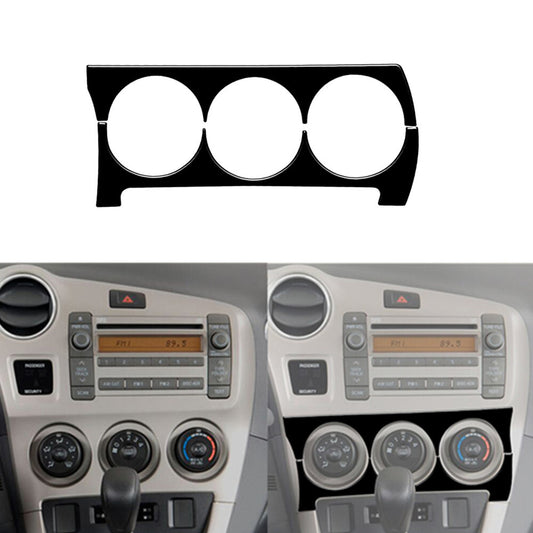 Red Carbon Fiber Climate Control Cover Trim for Jetta Sedan 2011-2014 v