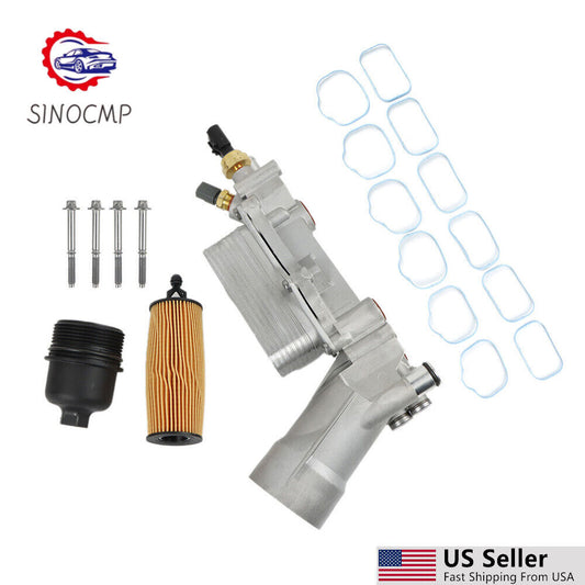 Engine Oil Cooler Oil Filter Housing Assembly for 2011-2016 for Jeep for Dodge for Chrysler