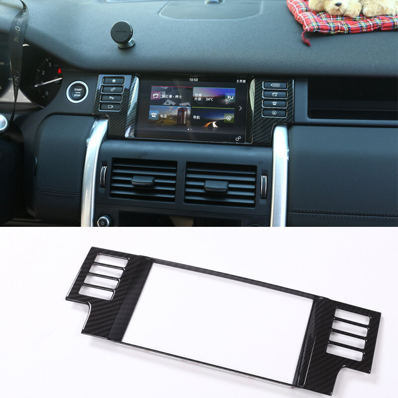 Carbon fiber navigation cover with ABS trim for Land Rover Discovery Sport 2015 - 2019 - n