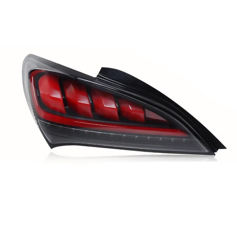 Right for Hyundai for Genesis Coupe 2010-2016 LED Tail Light Shiny Black Sequential