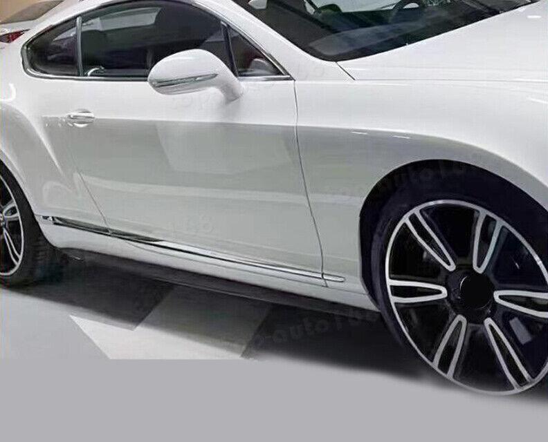 Carbon fiber side skirt boilers are suitable for the side profiles of the for Bentley GT 2012-2016.