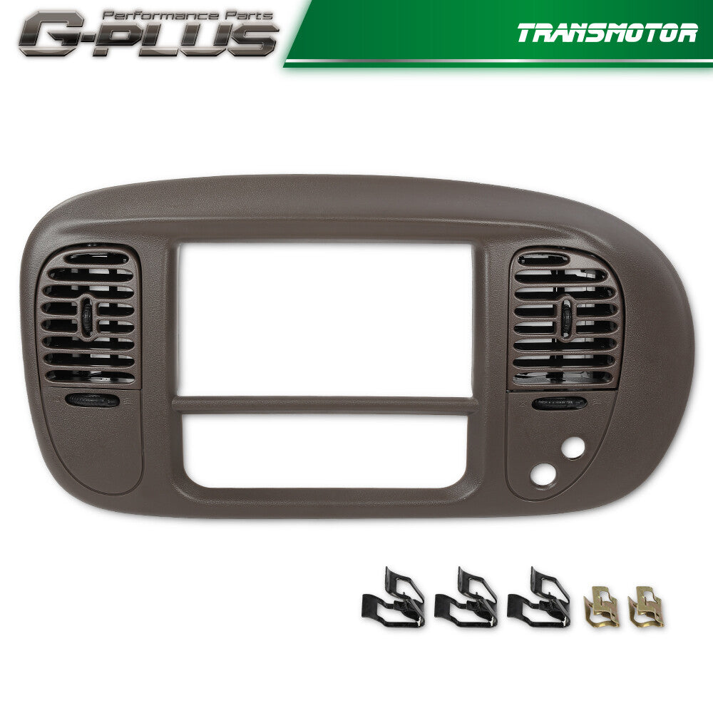 new, fits 1997-2003 for Ford F150 Expedition Center Dash radio and air conditioning vent cover.