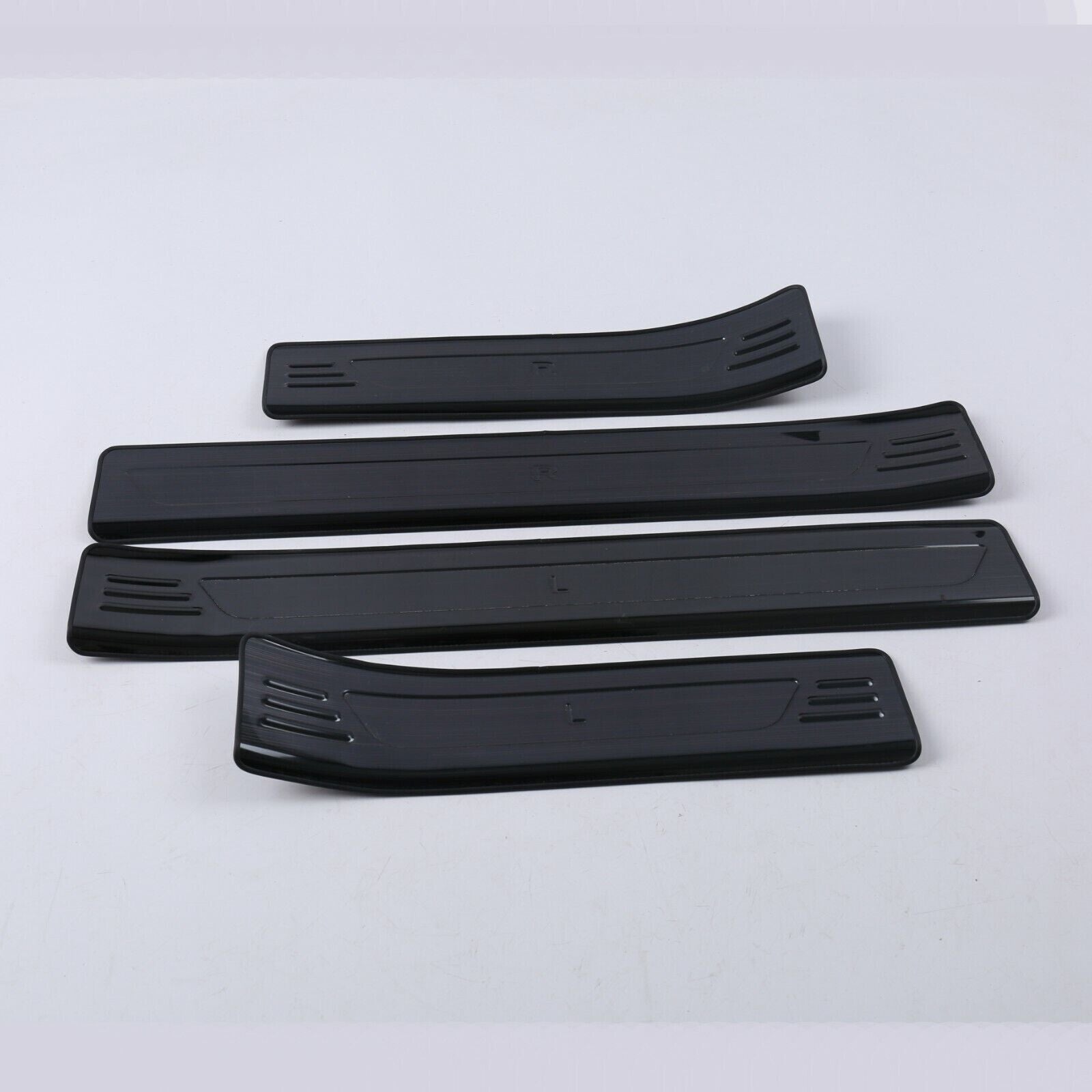 For 2024 for Mitsubishi Eclipse Cross Accessories Steel Black Door Sill Protector