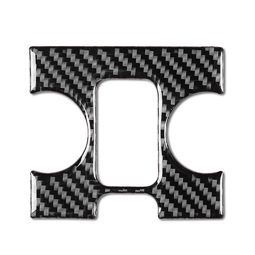 Hazard Light Button Cover Trim for Honda S2000 2004-2009 Carbon Fiber Black Auto