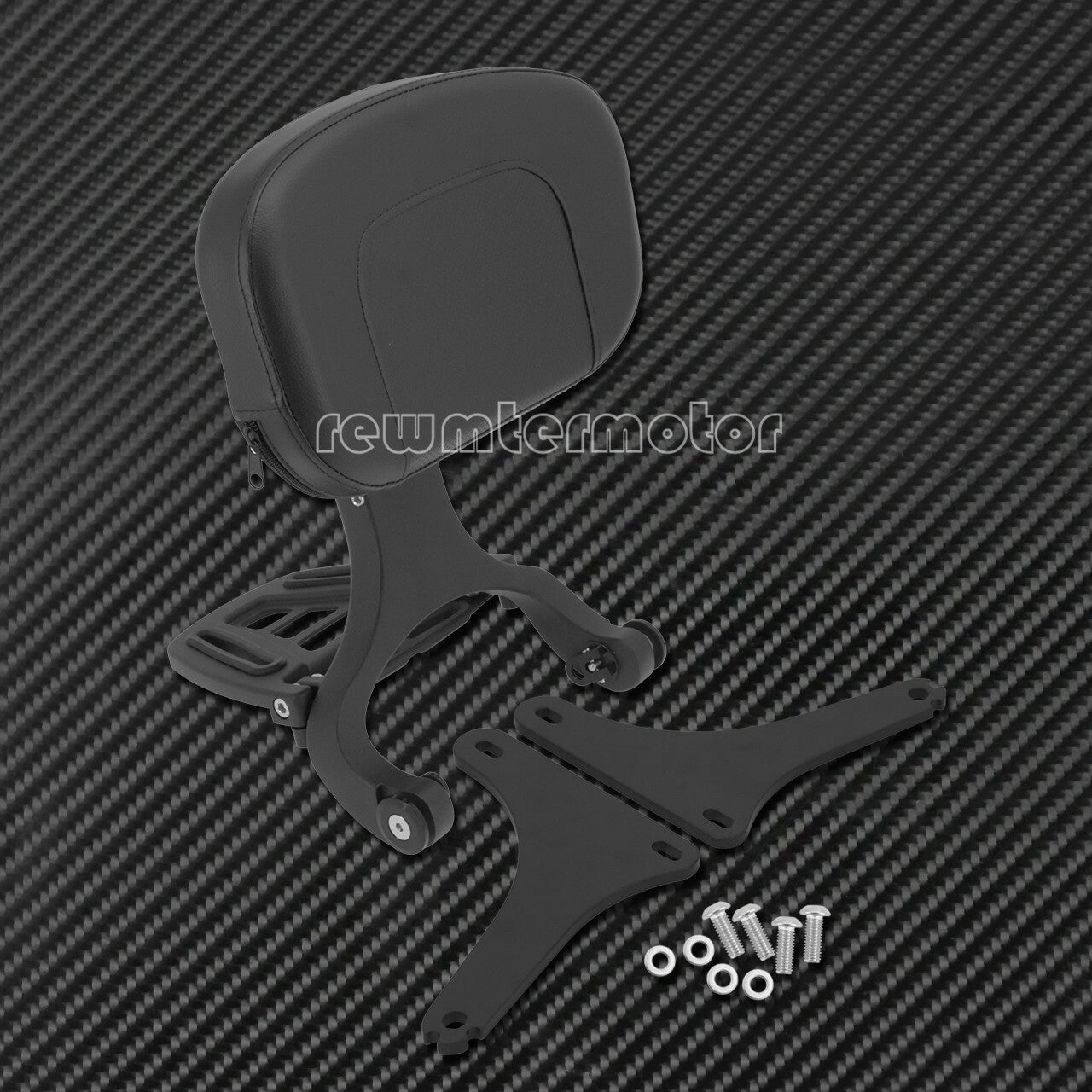 Multi-Purpose Driver  Passenger Backrest Fit for Harley Softail FLSTC 2000-2017