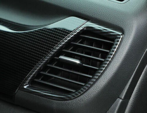 for Honda Accord 2014-2015 Carbon Fiber Front Headlight Lamp Cover Molding Trim v