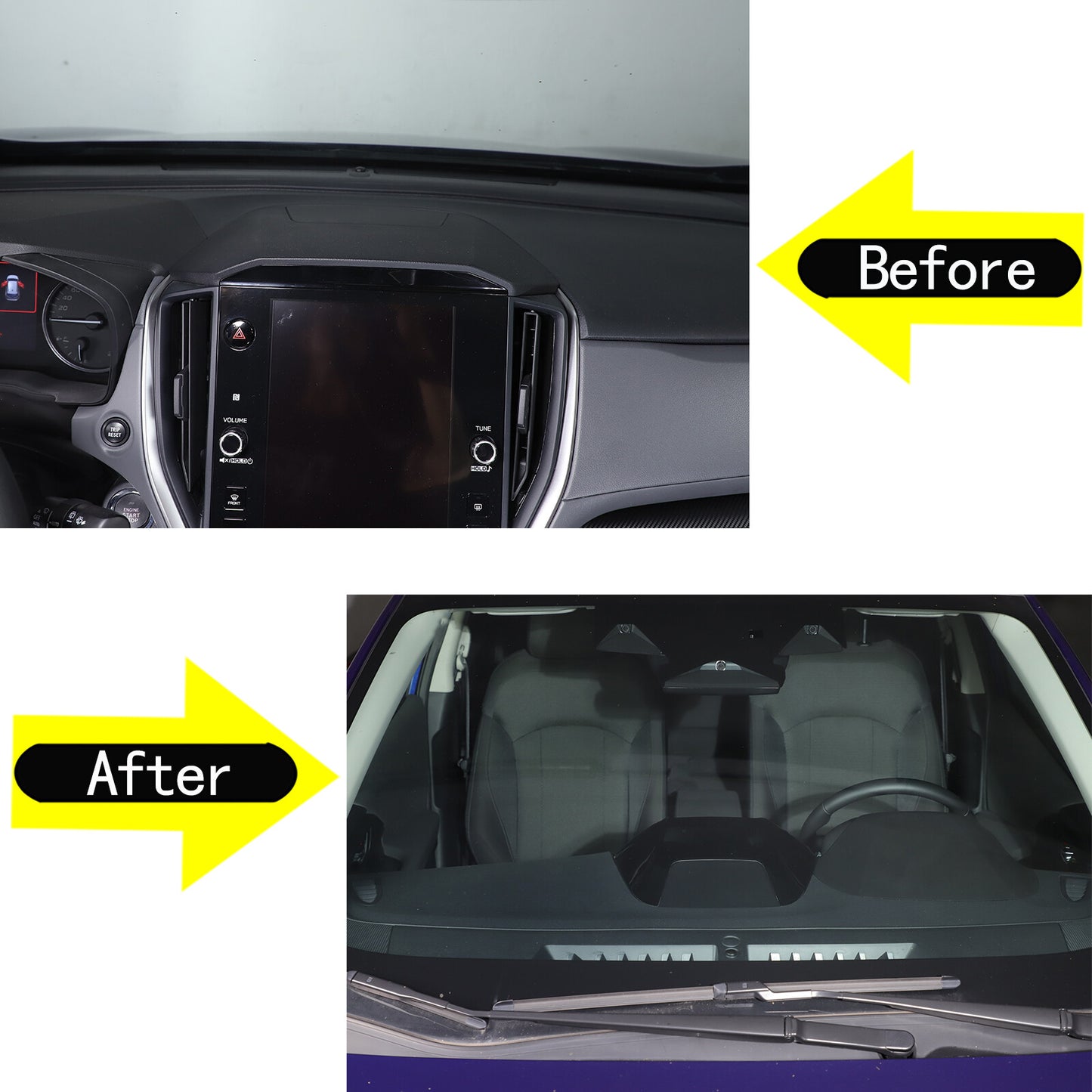Carbon fiber musical instrument dashboard speedometer sticker decoration for Subaru WRX 2022-2024- n