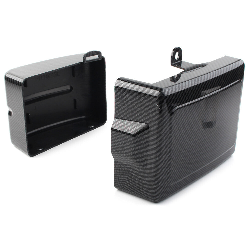 Left Right Carbon Battery Side Cover Fit for Harley Dyna Street Bob FXDB 2006-2017