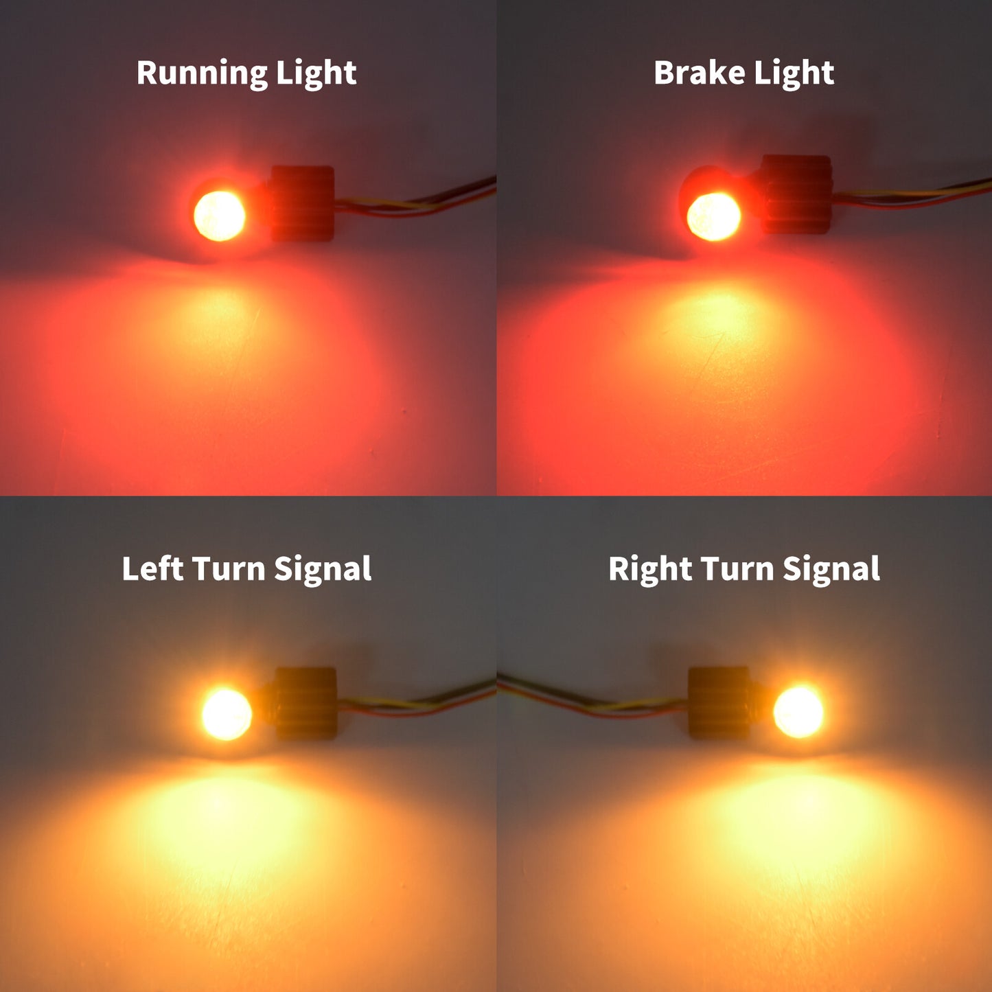 Motorcycle Super for Mini Light Indicator Running Brake Turn Signal Fit for Harley Q