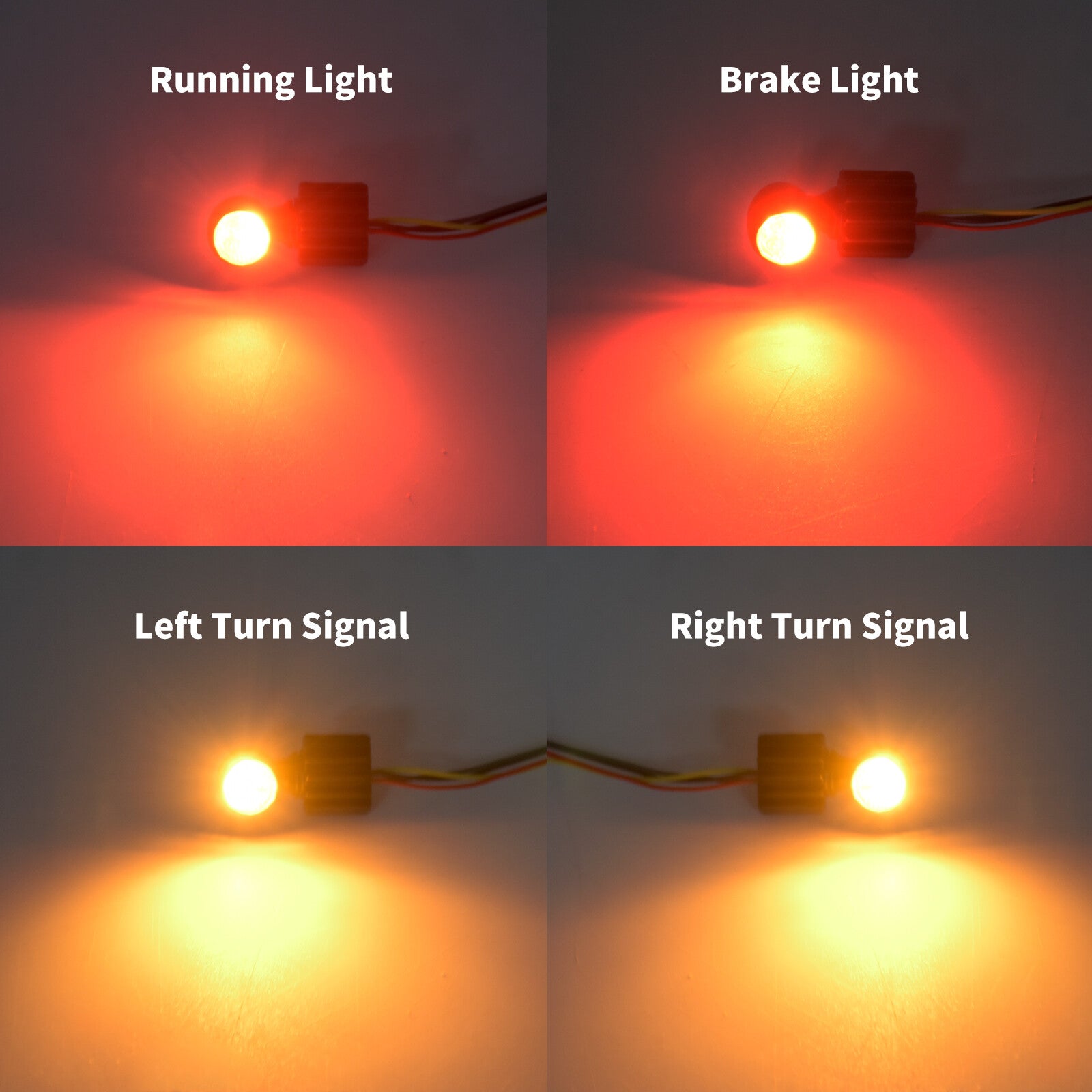 Motorcycle Super for Mini Light Indicator Running Brake Turn Signal Fit for Harley Q