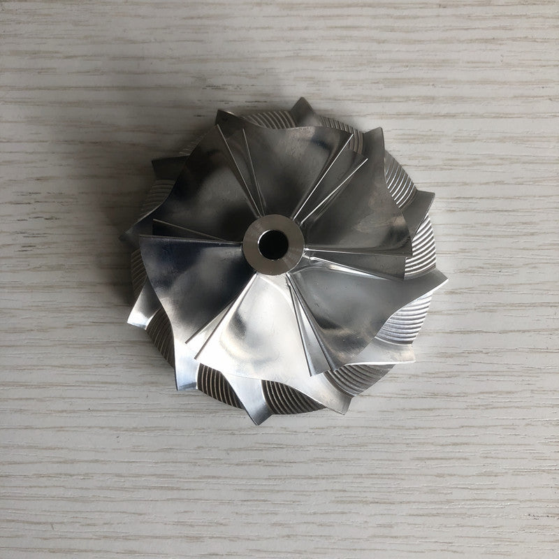 TD05H 61.33/82.00 mm 6+6 Blade Turbo Aluminum 2618/Bill Compressor Wheel