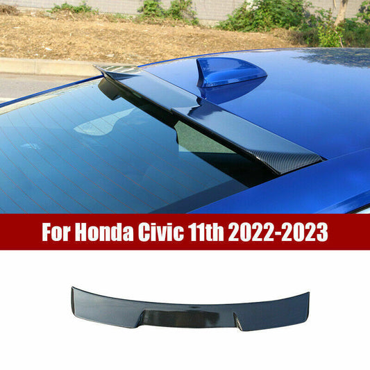 Carbon Fiber Rear Trunk Roof Spoiler Wing Flap for Honda for Civic 11th 2022-2023ABS