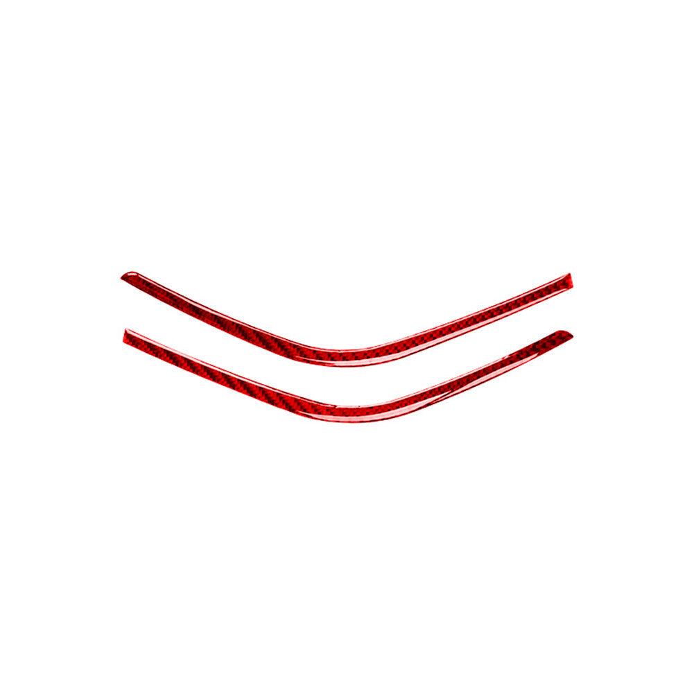 Red Door Storage Slot Frame Trim Cover Carbon Fiber for Mercedes R-Class 2009-12 v
