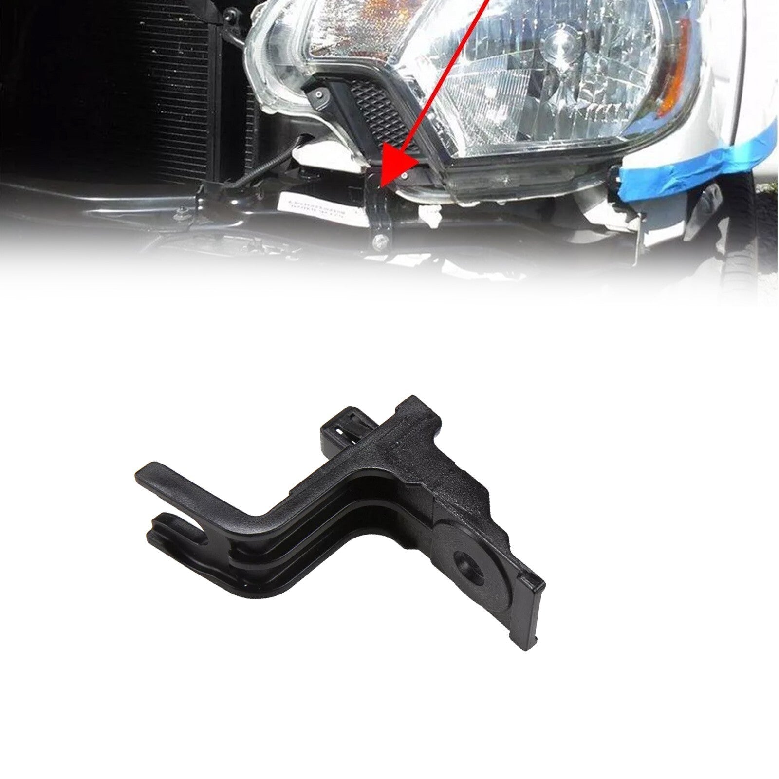 Front Bumper Filler Retainer Clip Bracket 52531-04010 For TACOMA 12-15