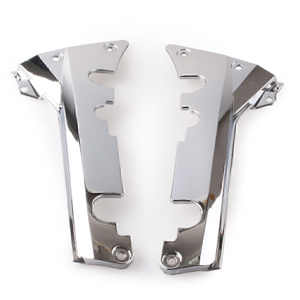 Goldwing Chrome Lower Side Covers left right Fit for Honda GL1800 2001 - 2011 Pair Q