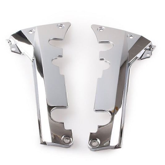 Goldwing Chrome Lower Side Covers left right Fit for Honda GL1800 2001 - 2011 Pair Q