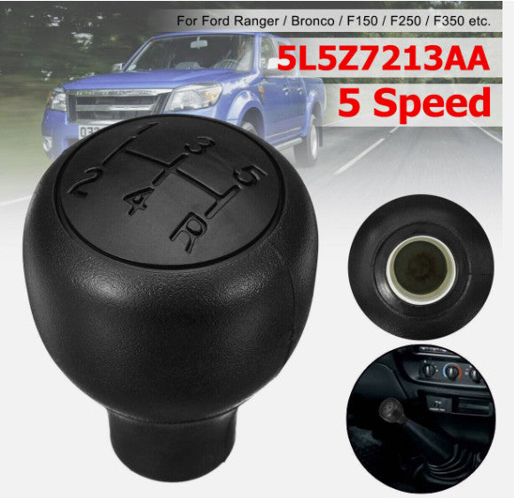 for Ford F-150 F-250 Ranger Bronco 5 Speed Transmission Shift Knob 5L5Z-7213-AA