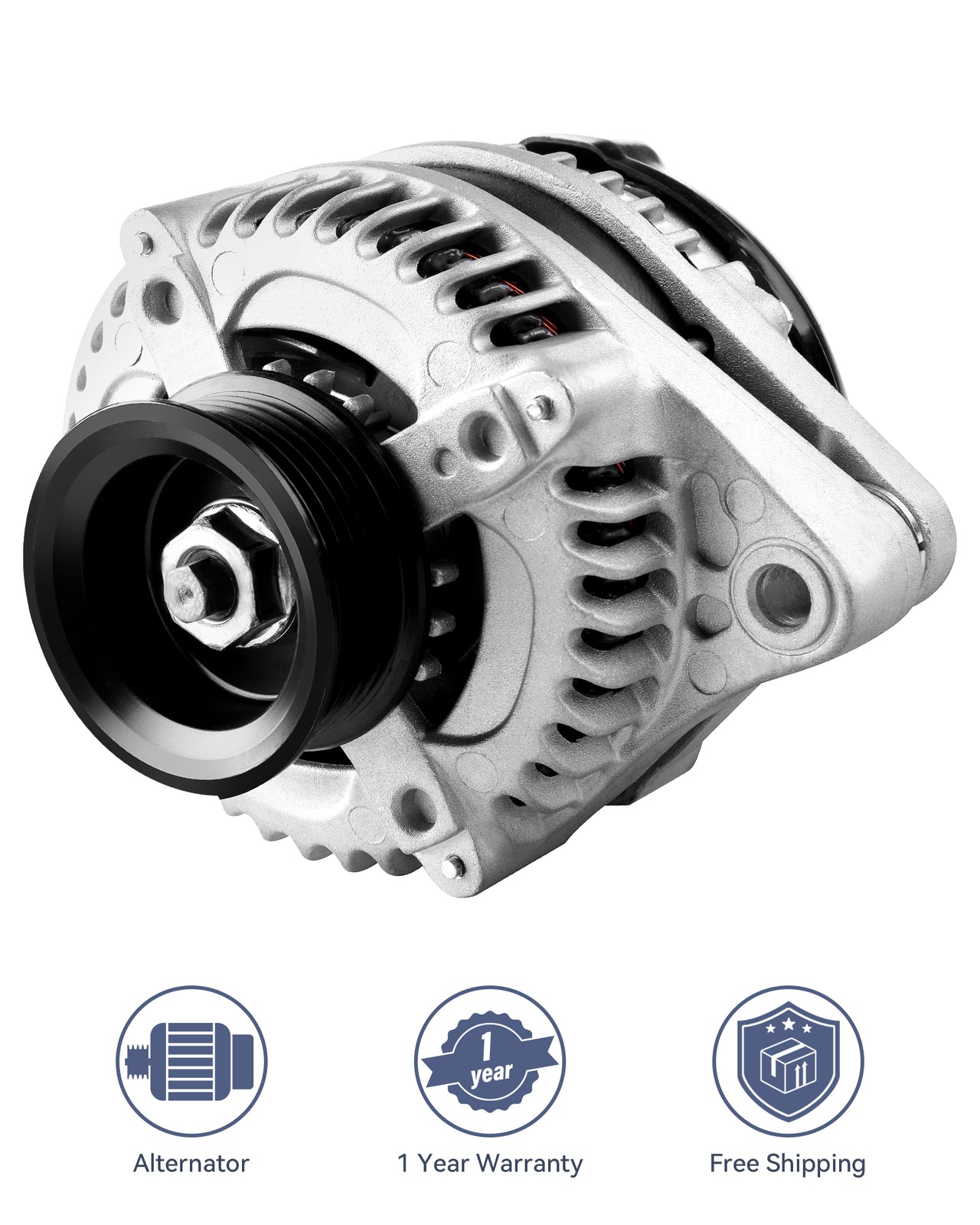 1PC Alternator AND0483 Fit for 2008-2012 Hodna Accord EX  EX-L Sedan 3.5L V6