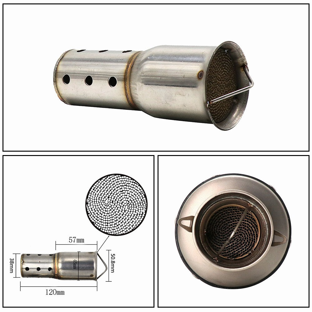 Universal Motorcycle Exhaust Can Muffler Baffle DB Killer Silencer 50.8mm Q