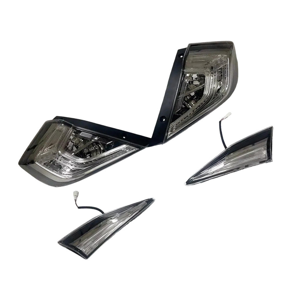 Crystal Clear Lens LED Tail Lights For Sedan 2016-2021 10th Gen