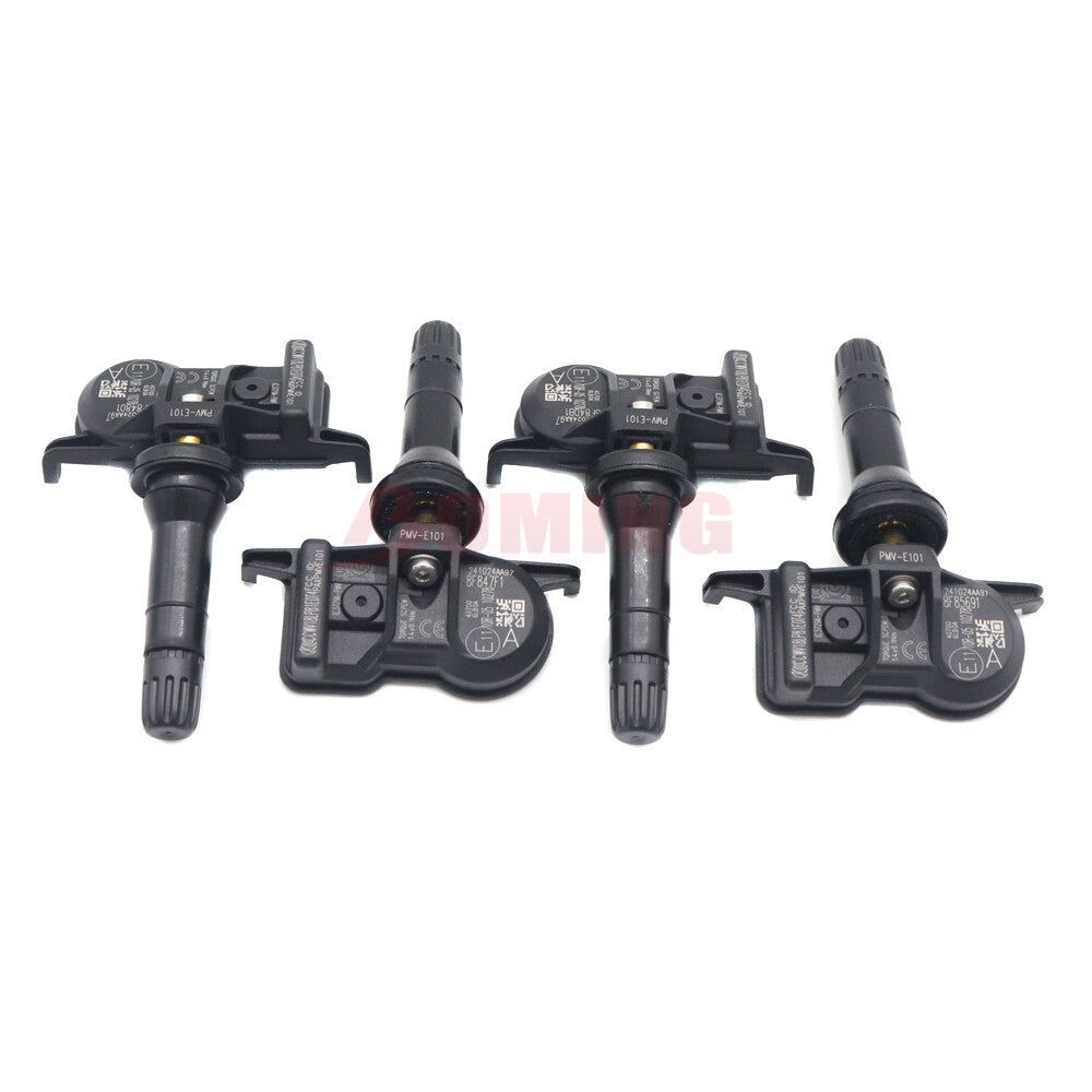 (4) Tire pressure sensor kit PMV-E101, suitable for Nissan 433MHz 40700-6LB0A, new.