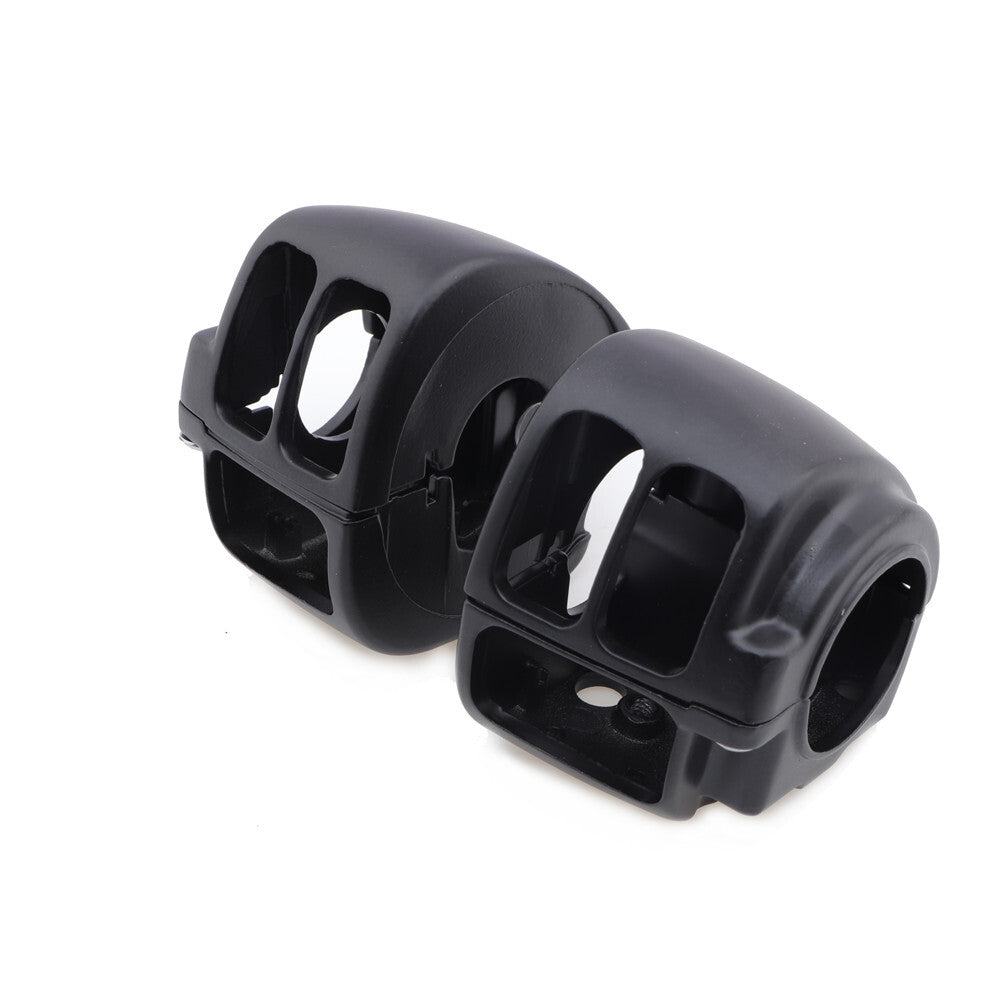 Black Switch Housing Cover Kit for Harley Sportster 1200 Dyna Softail Touring Q