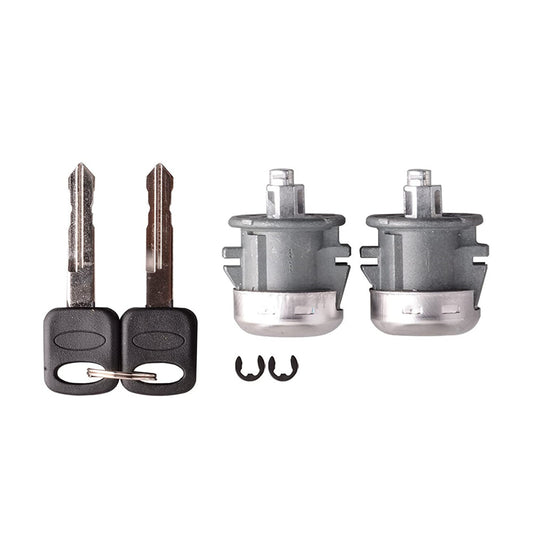 2-piece door lock cylinder with key for Explorer Sport Trac 2001-2010, not suitable for 2006- n