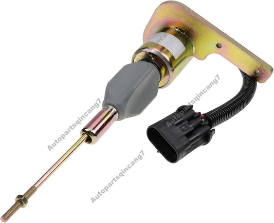 12V Fuel Shutdown Solenoid Valve 1820453C91 for Navistar DT466 DT466E Engine