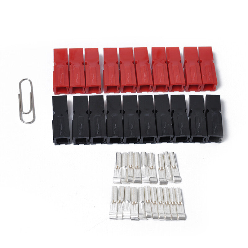 20-Piece Black/Red Automotive Battery Quik Connector 30 Ampere Electrical Connector Plug Kit n