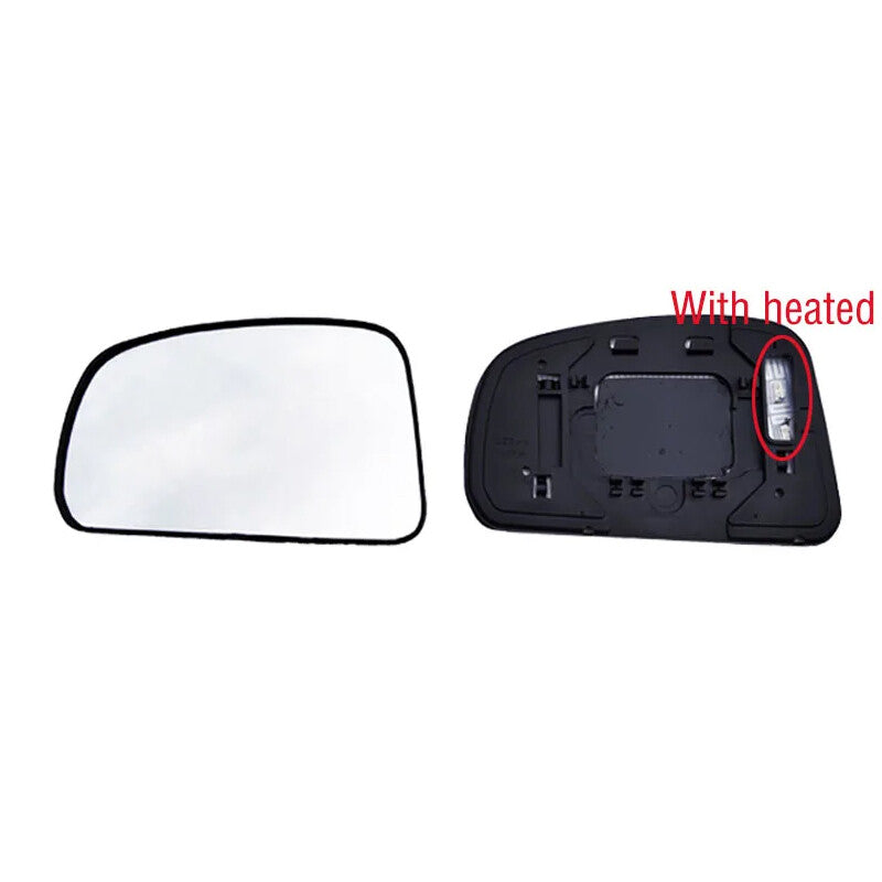 Pair For Tiida 2005-10 Outside Wing Door Side Rearview Mirror Lens Glass v