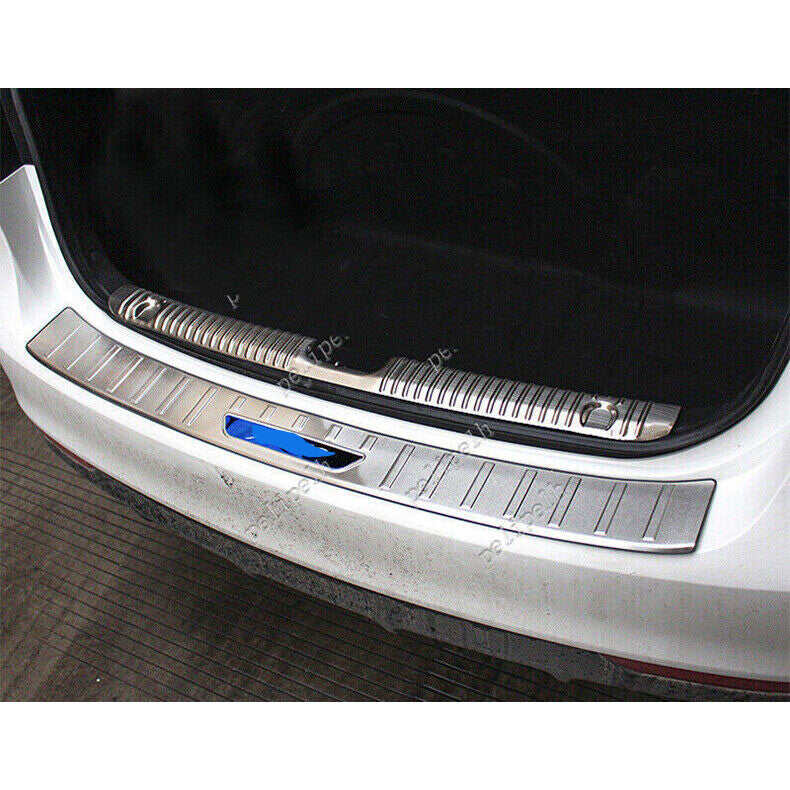 for Kia Forte K3 2014-18 Silver Steel Rear Bumper Protector Guard Sill Plate 2x