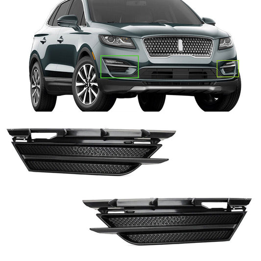 for Lincoln MKC 2015-2019 Left Right Side Fog Light Lamp Cover Bezel Grille