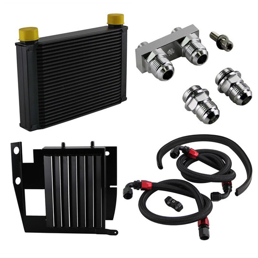 for BMW 3 SERIES 335I E90 E91 E92 E93 N54 UPGRADE 25 ROW BOLT ON OIL COOLER KIT