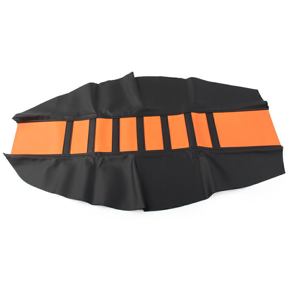Motorcycle Pro Ribbed Green Gripper Soft for Seat Cover for KX125 KX250 Orange