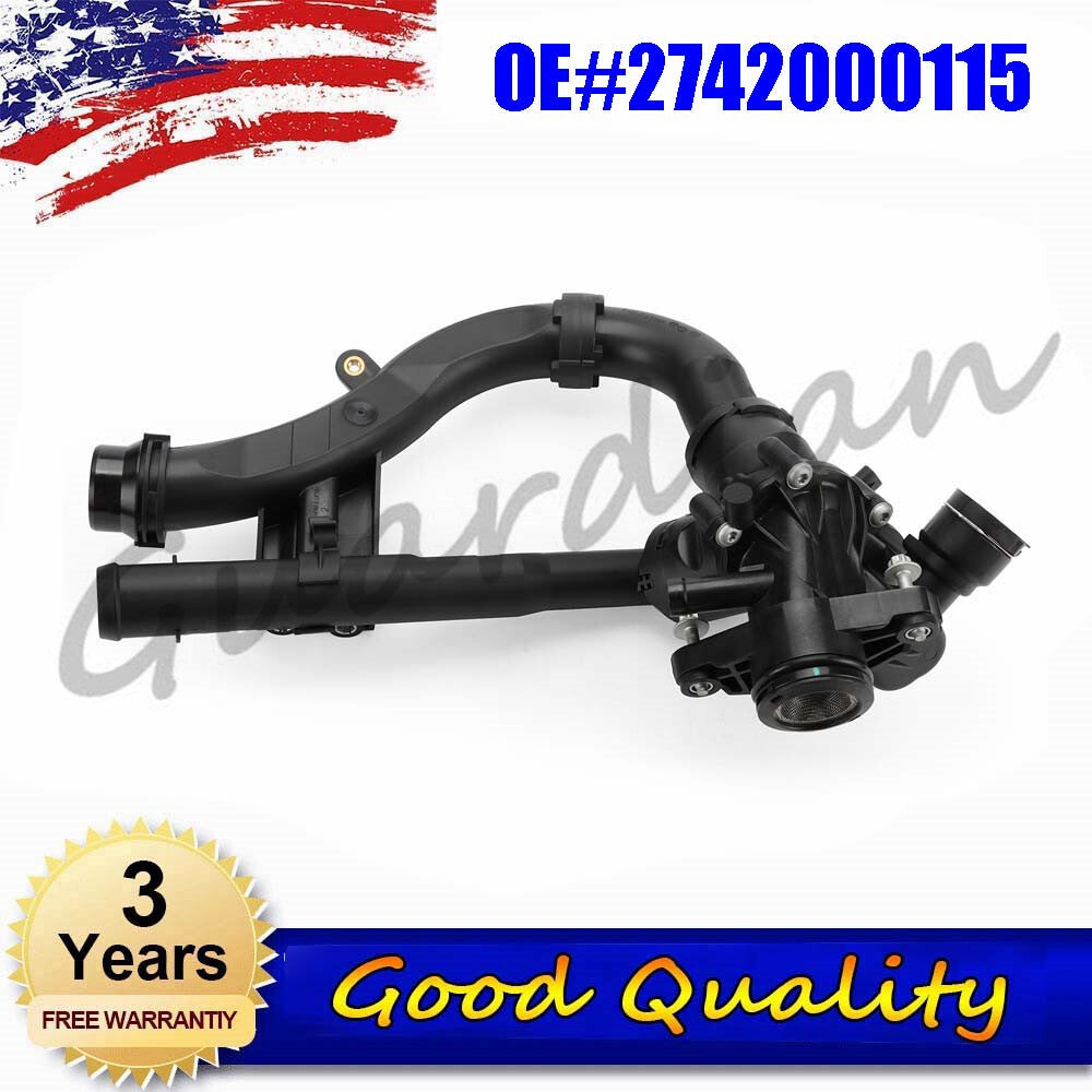Coolant Thermostat Housing Assembly 2742000115 for Mercedes-Benz Slk300 Slc300