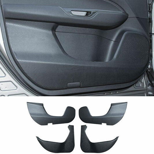 for Lexus NX 250 350h 450h 22-24 Carbon Fiber Door Anti-Kick Panel Guard Trim 4P
