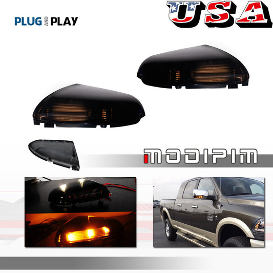 Smoke switch LED mirror signal light suitable for 09-14 for Dodge for Ram 1500&10-14 2500- v