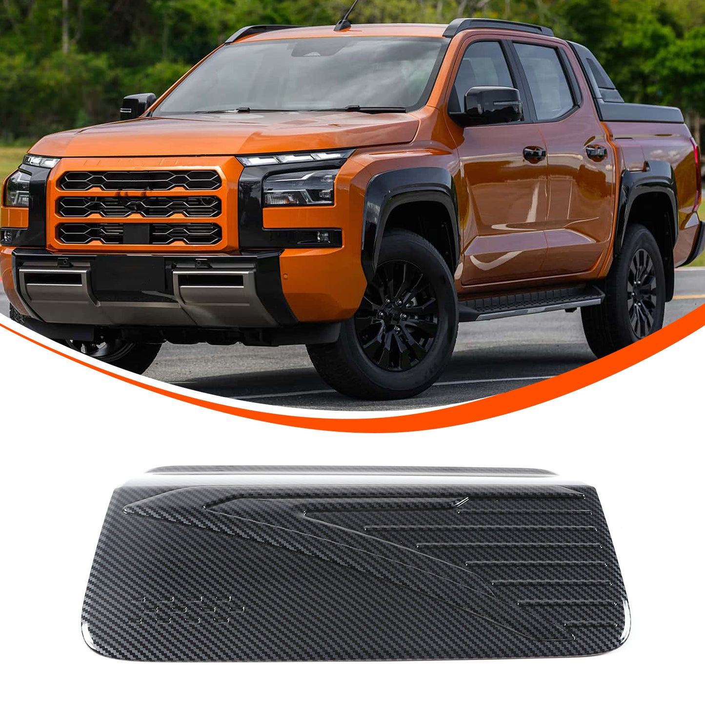 Carbon ABS fuel tank cap suitable for Triton MR 4Dr L200 2024-2025 n