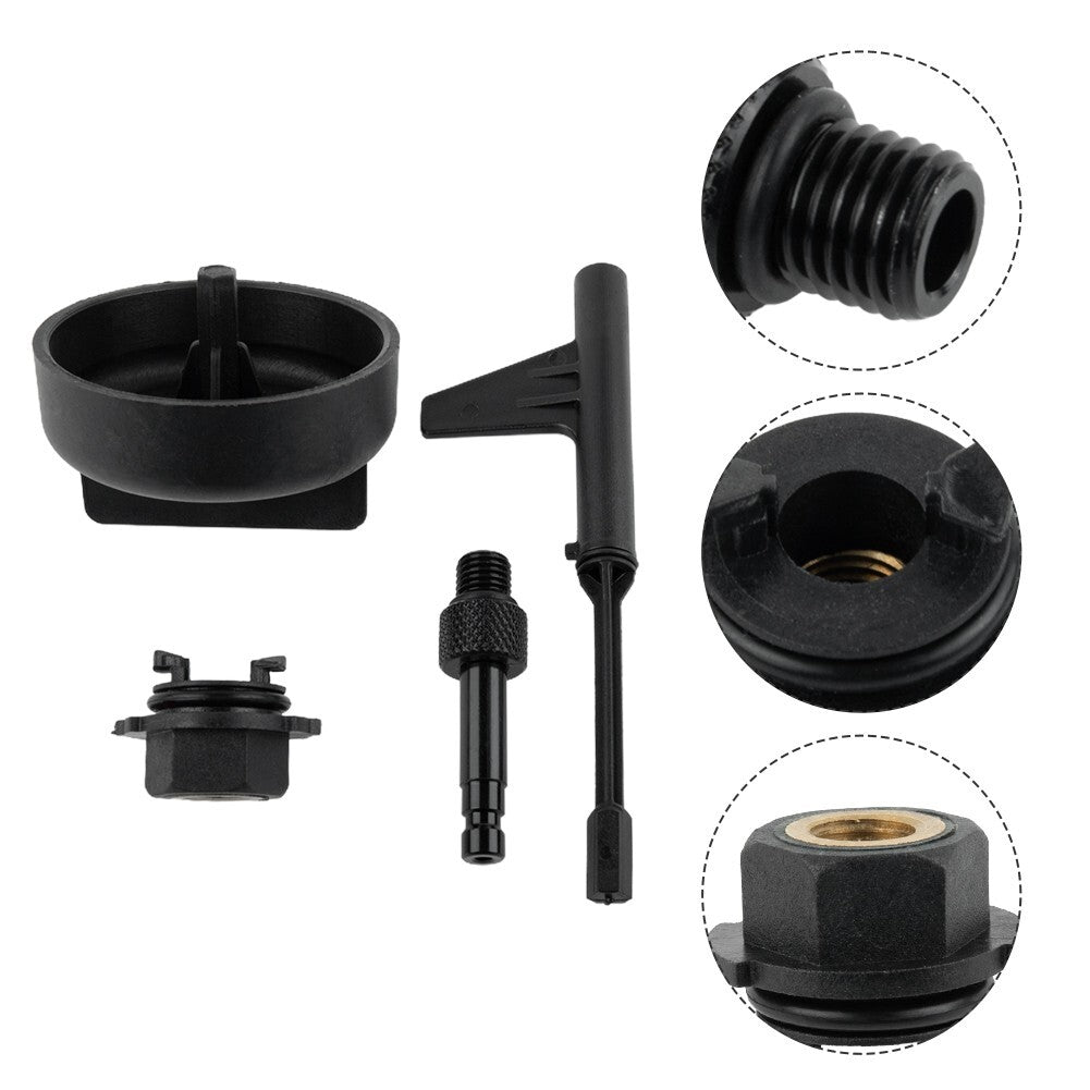 4pcs Transmission Oil Filling Adapter Tool Set for Mercedes 725.0 9-Speed Black v