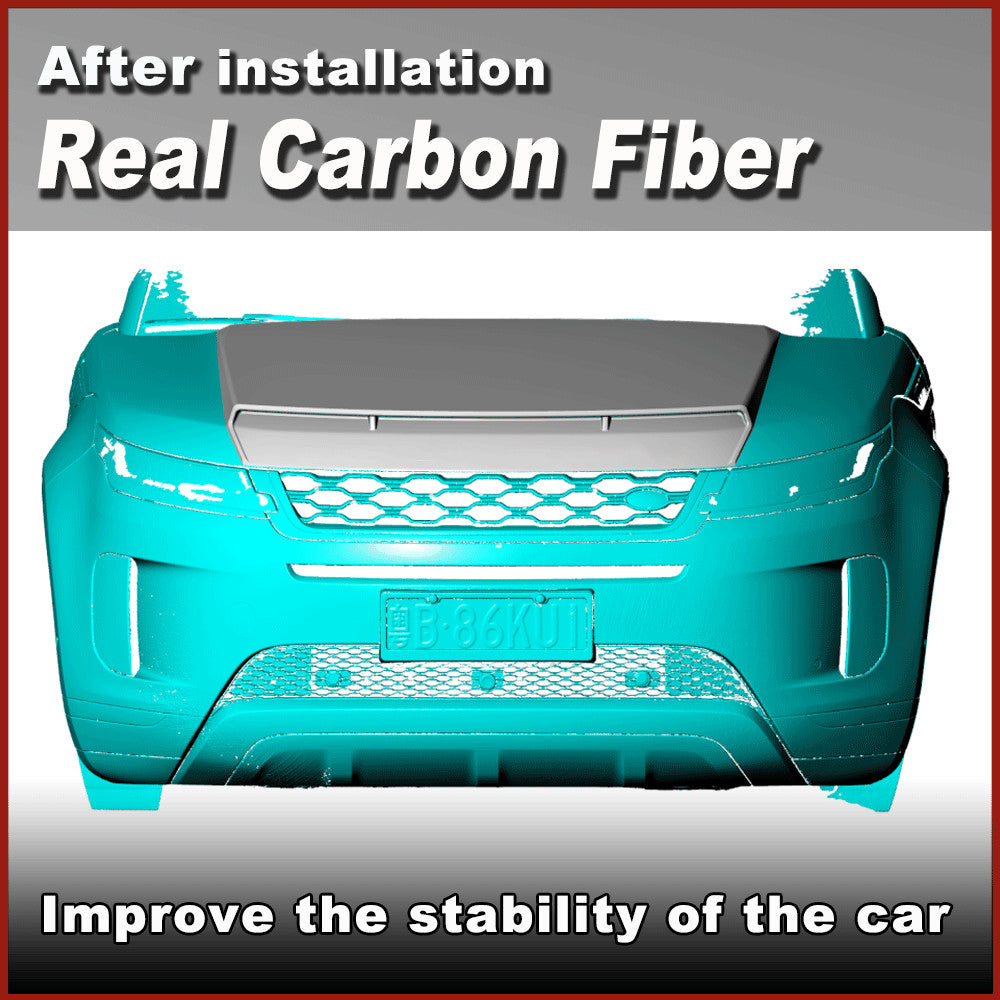 for Land Rover for Range Rover Evoque L551 2020 REAL CARBON Engine Hood Bonnet Cover