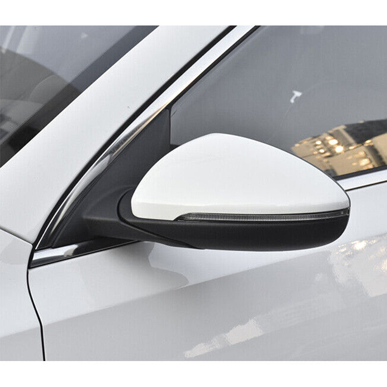 for Kia Forte 2019-2021 White Side Rear View Mirror Cover Cap Trim repair kit 2x