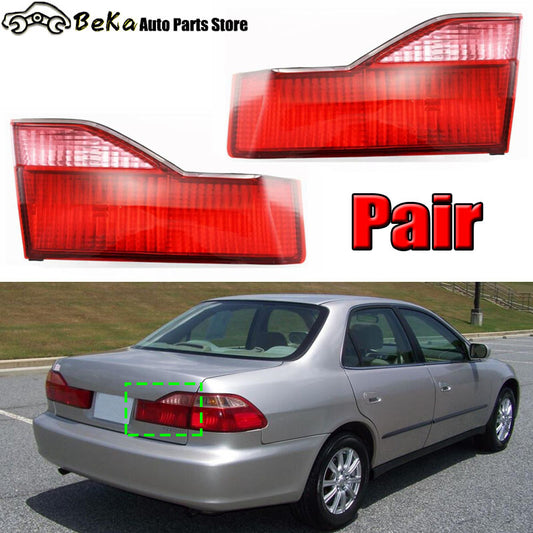 2 halogen taillights for 1998-2000 for Honda Accord EX LX sedans (4-door, LHRH models).