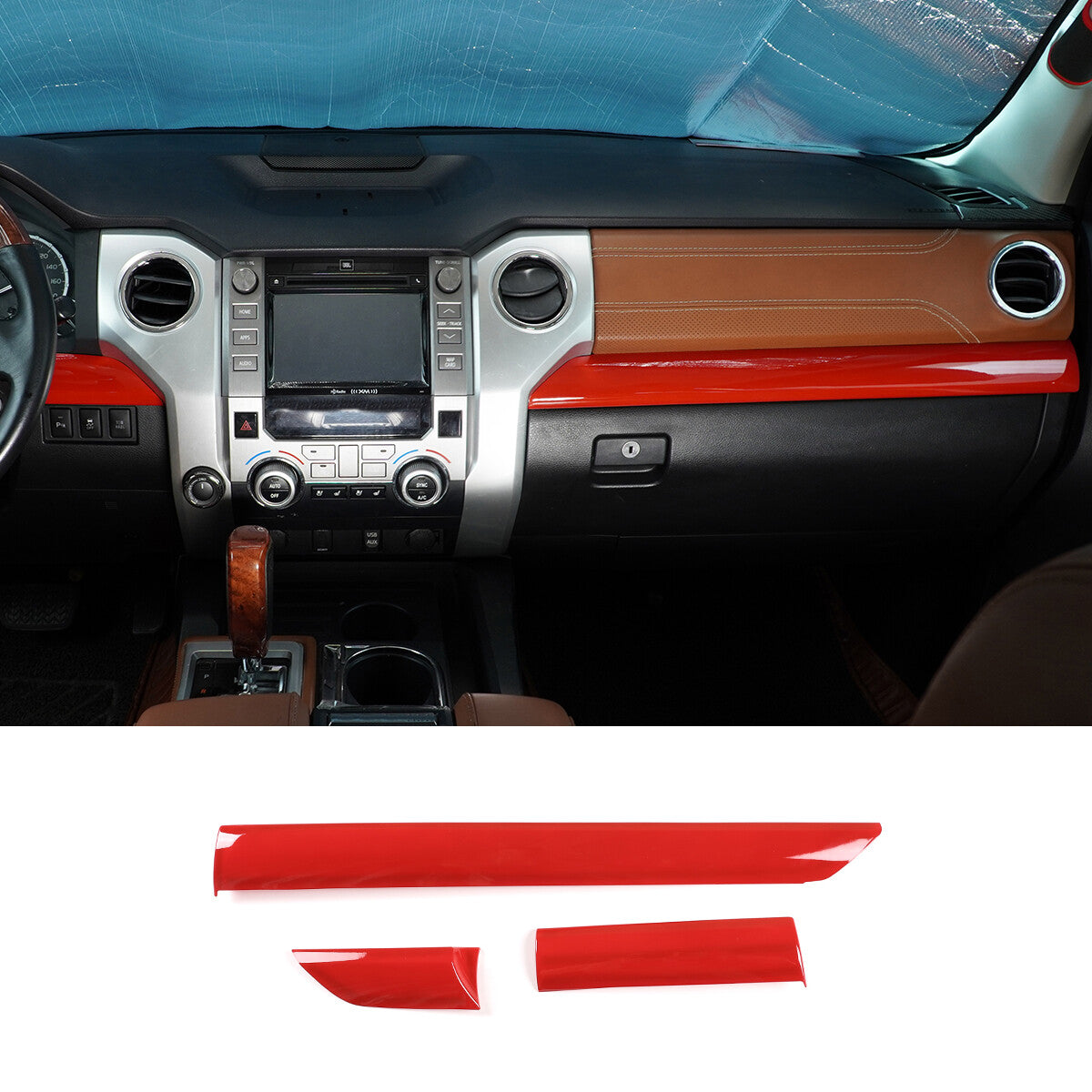 Front windshield sunshade UV block mask suitable for Land Rover for Defender 2004-2018- v