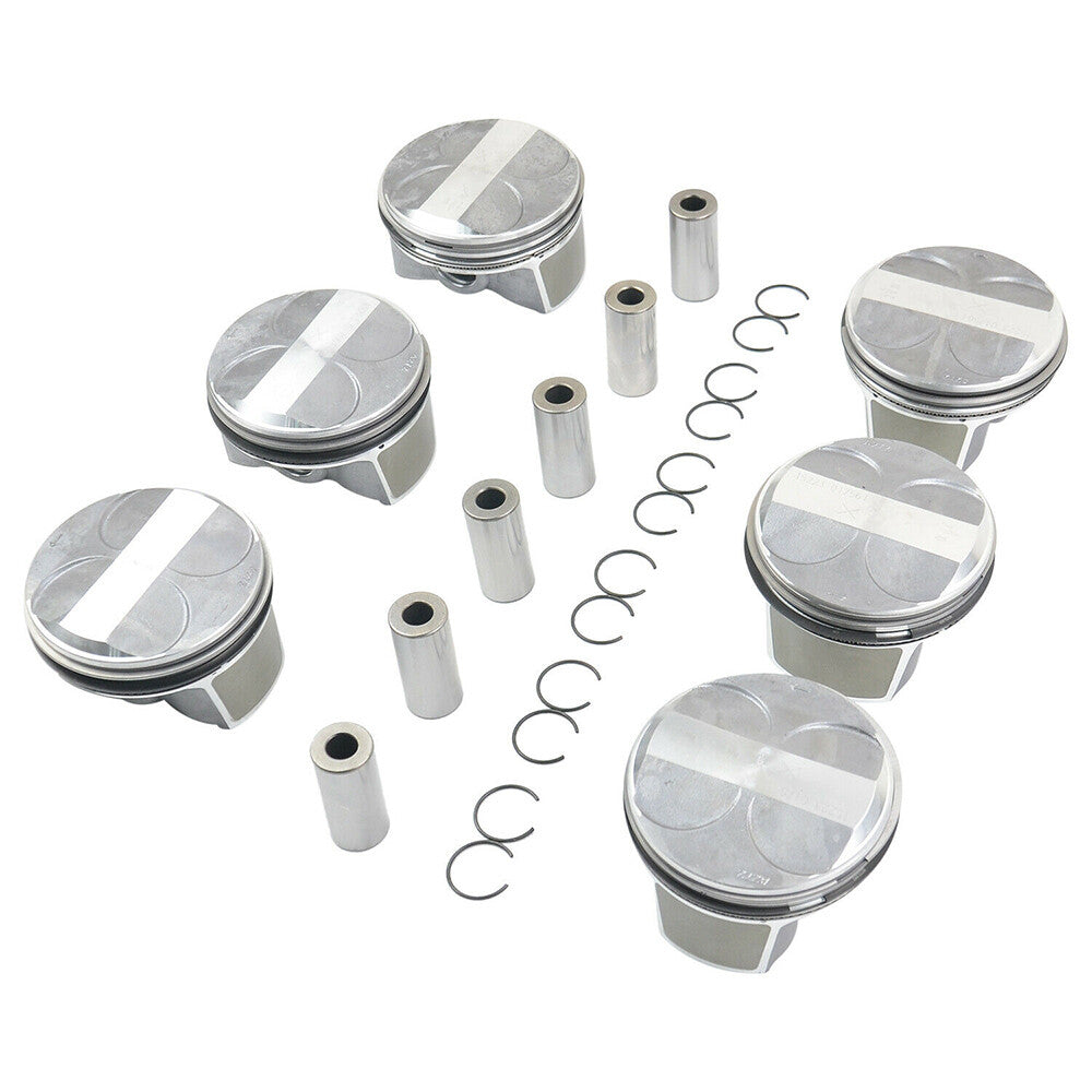 6-piece piston and ring set A2720304017 for W212 E-Class A2720301018-