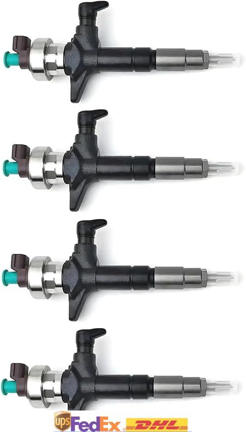 4X Fuel Injector 095000-5431 8-97311372-2 for Isuzu 3.0L Diesel Engine 4JJ1