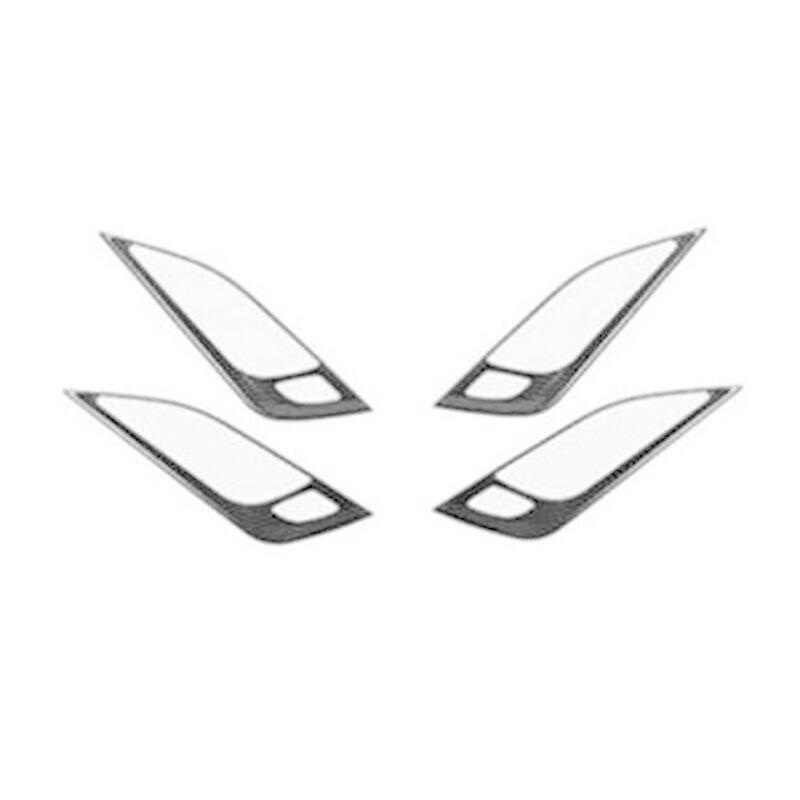 for Cadillac CT5 2020-2023 Carbon Fiber Steel Interior Door Handle Cover Trim