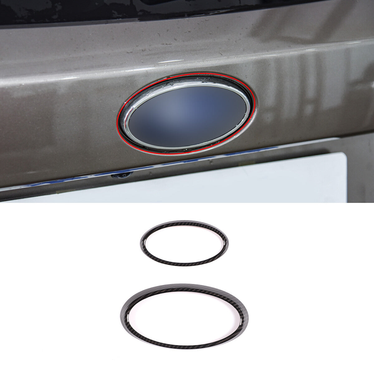 carbon fiber car engine side panel cover trim for Corvette C8 2020-2024