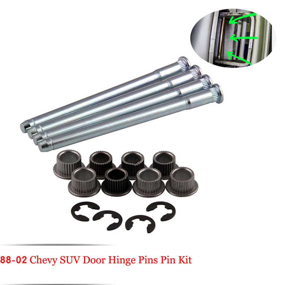 For 1988-2002 Chevy for GMC Fullsize Truck for SUV Door Hinge Pins Pin Kit 2 DOOR Q