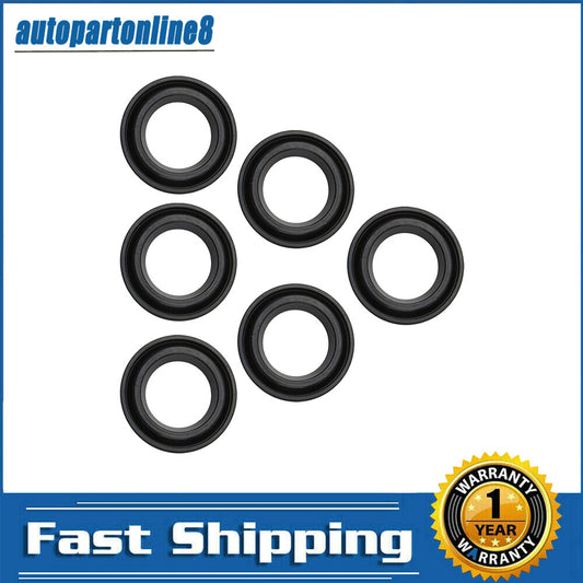 6PCS 1327631U10 Valve Cover Spark Plug Tube Seal Set For 95-16 for Nissan for INFINITI Q